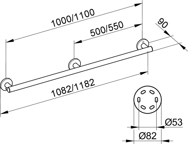 34901010700 Поручень KEUCO Plan Care - Вид №4