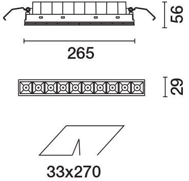iGuzzini Встраиваемый светодиодный светильник для подвесных потолков Laser blade sun-id-1450229 - Вид №14