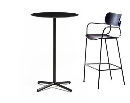 arrmet Высокий стол из литого под давлением алюминия с основанием 4 звезды Clivo sun-id-1373889 - Вид №1