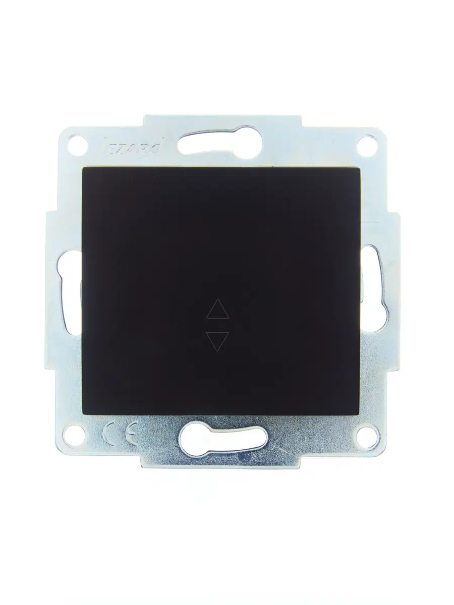 ASTI Выключатель проходной чёрный бархат механизм LEZARD 7081-4288-105