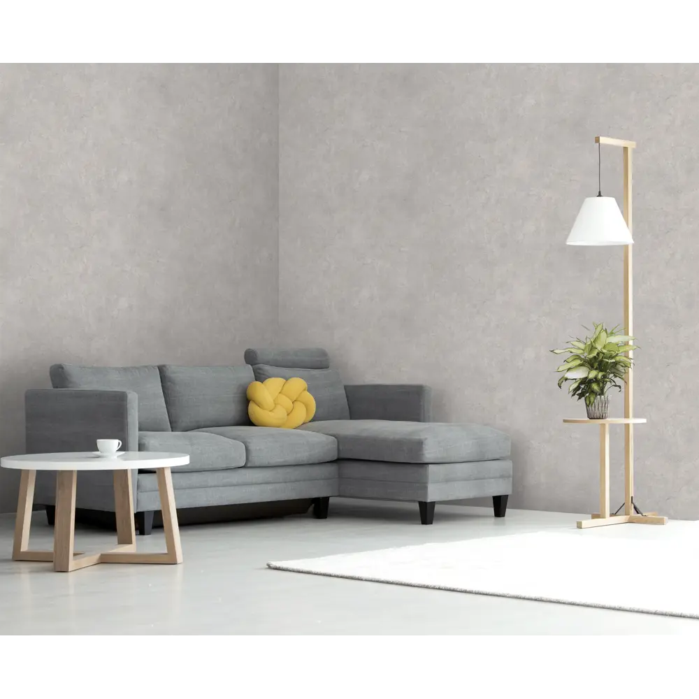 Обои флизелиновые Ateliero Super Beton серые с эффектом штукатурки 89432670 STLM-1568958 - Вид №4