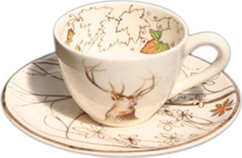 10530606 Niderviller Чашка кофейная с блюдцем 50мл "Шамбор" Фаянс 
