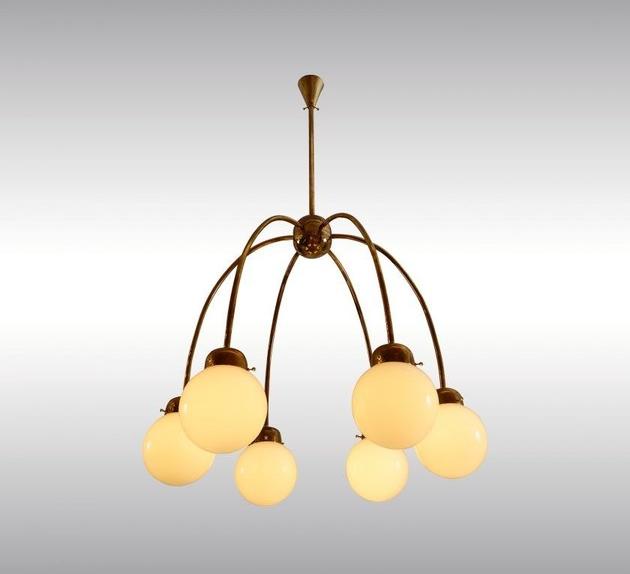 Woka Lamps Vienna Подвесной светильник из латуни  21605  - Вид №1