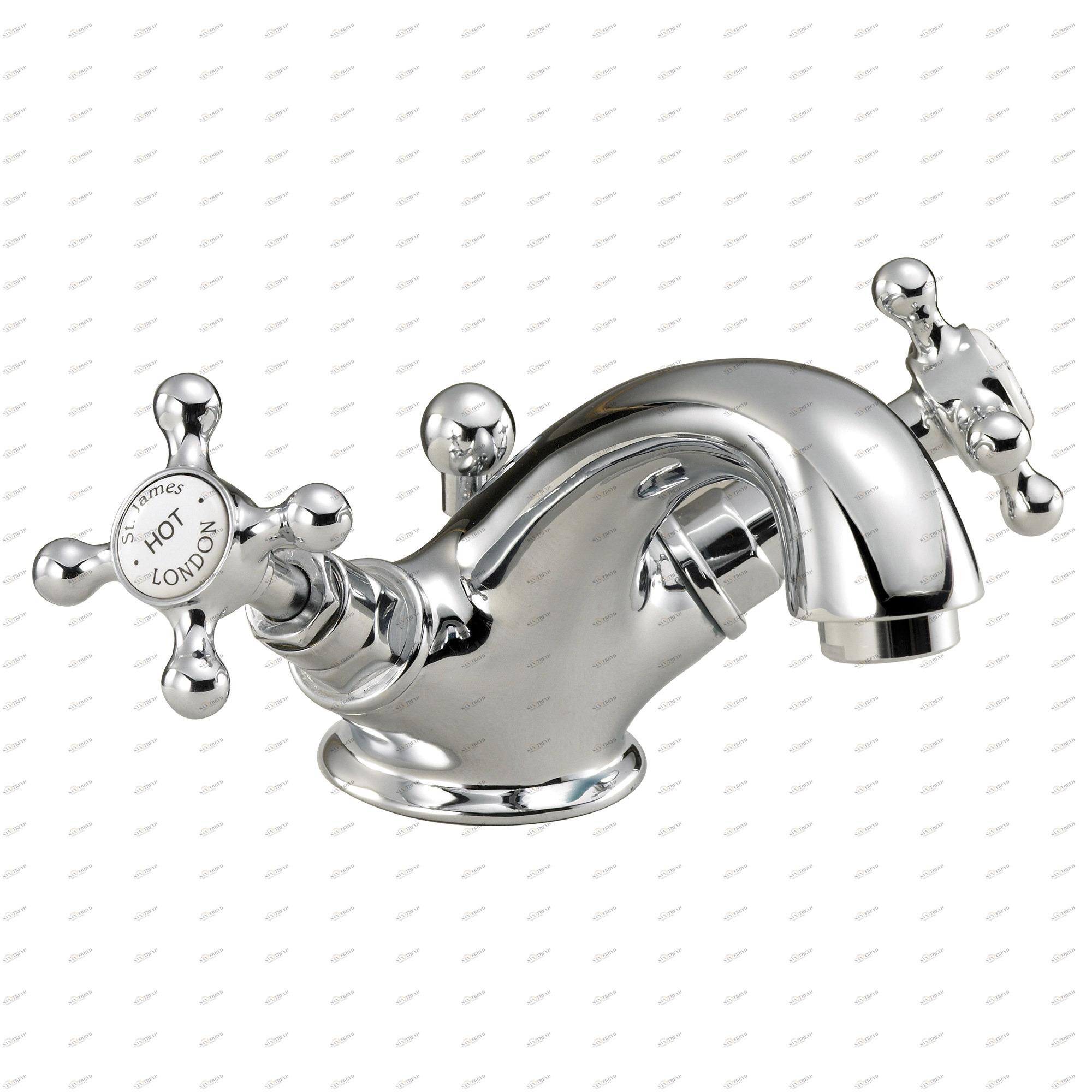 Traditional bathrooms Однорычажный смеситель для умывальника LONDON Tb410p.614.bn