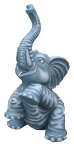 10939 СЛОНИК сидя, скульптура из бетона LAB.Space  - Вид №1