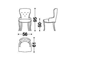 Стул с мягкой тканью OPERA CONTEMPORARY 49019 ARCH-00137211 - Вид №2