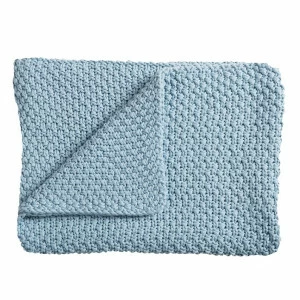 Плед детский хлопковый 75х100 см голубой Sunny SCHARDT  00-3880143 Голубой