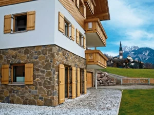 GEOPIETRA® Облицовка фасада реконструированным камнем Profilo opera incerta