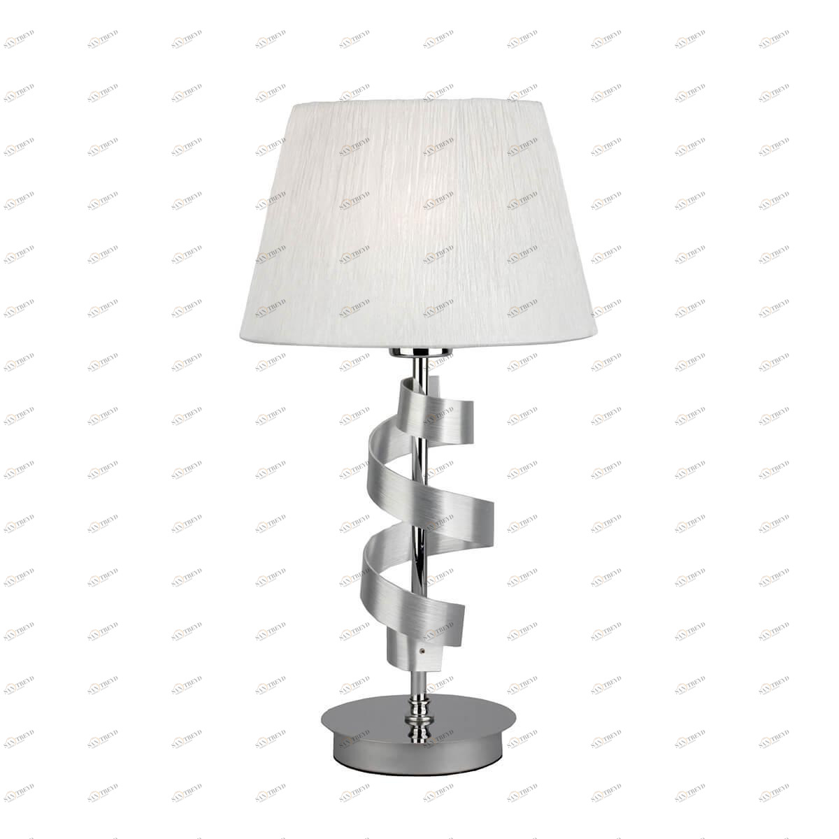 Настольная лампа Omnilux OML-60104-01 OMNILUX ИНТЕРЬЕРНЫЕ 191443 Белый;серебро 