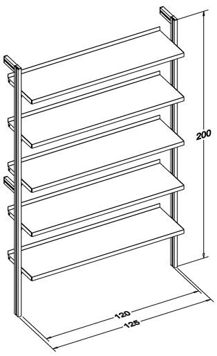 STUDIO T Книжный шкаф для офиса sun-id-1470990 - Вид №9