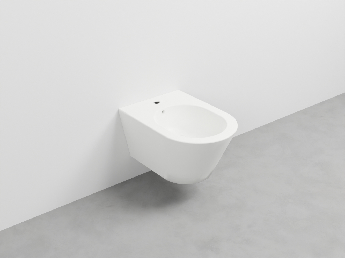 MRBS-TL Биде подвесное с одним отверстием под смеситель, в комплекте с крепежами cielo Mare Ceramica Cielo