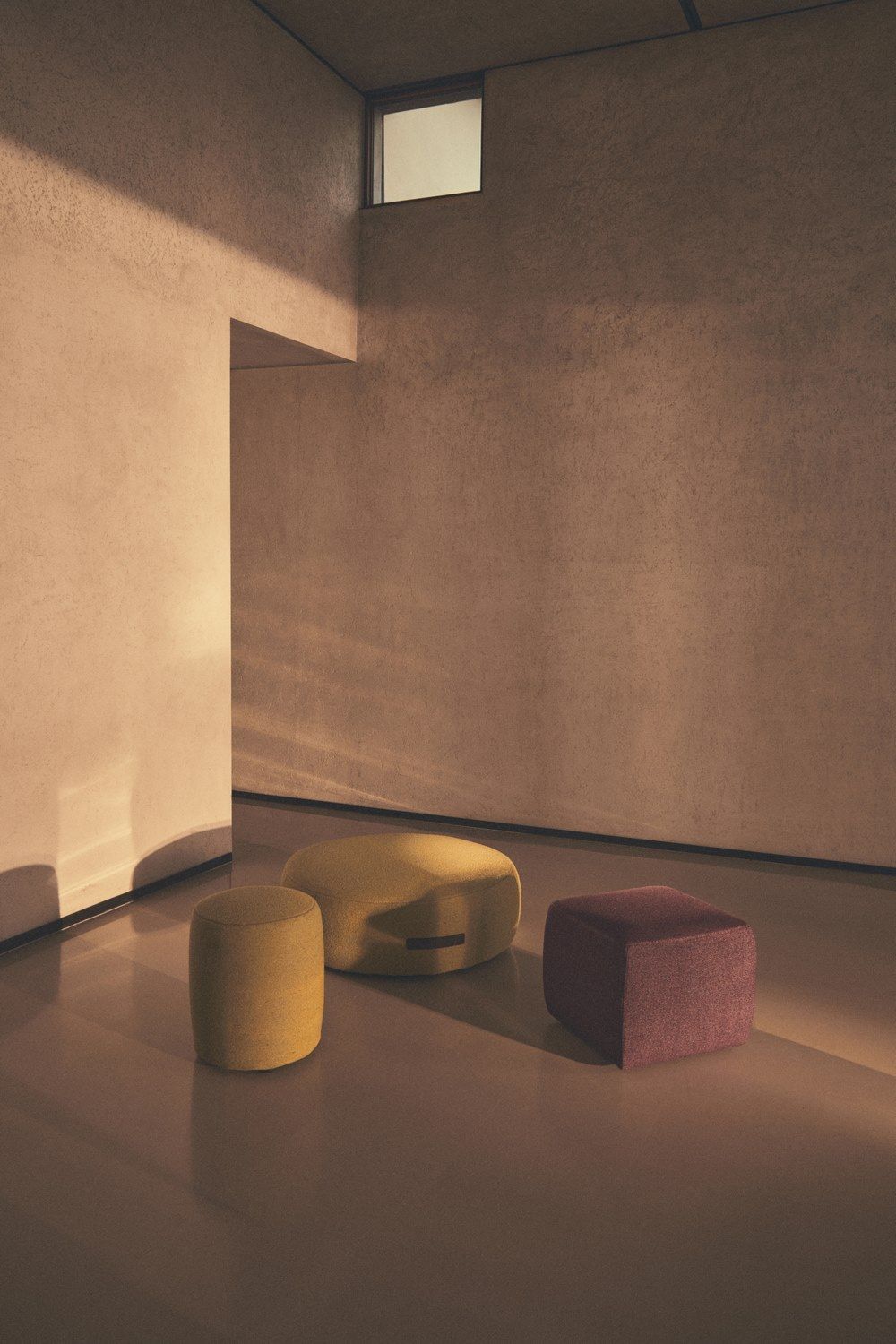 Круглый пуф из ткани DE PADOVA Everyday Life ARCH-00104490