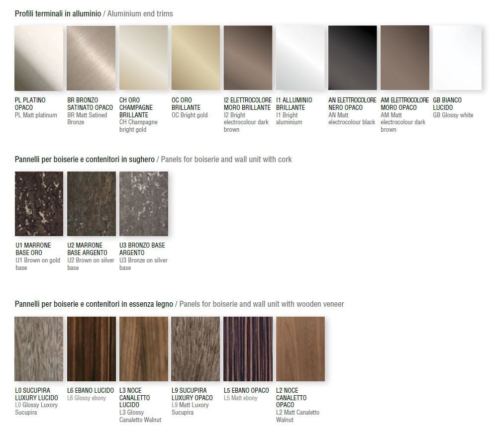 Деревянная обшивка Longhi Алюминиевые шикарные двери ARCH-00125824 - Вид №8