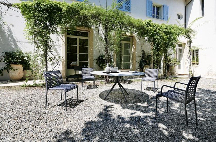 Potocco Стул из стали с подлокотниками Aria 864/p - Вид №3