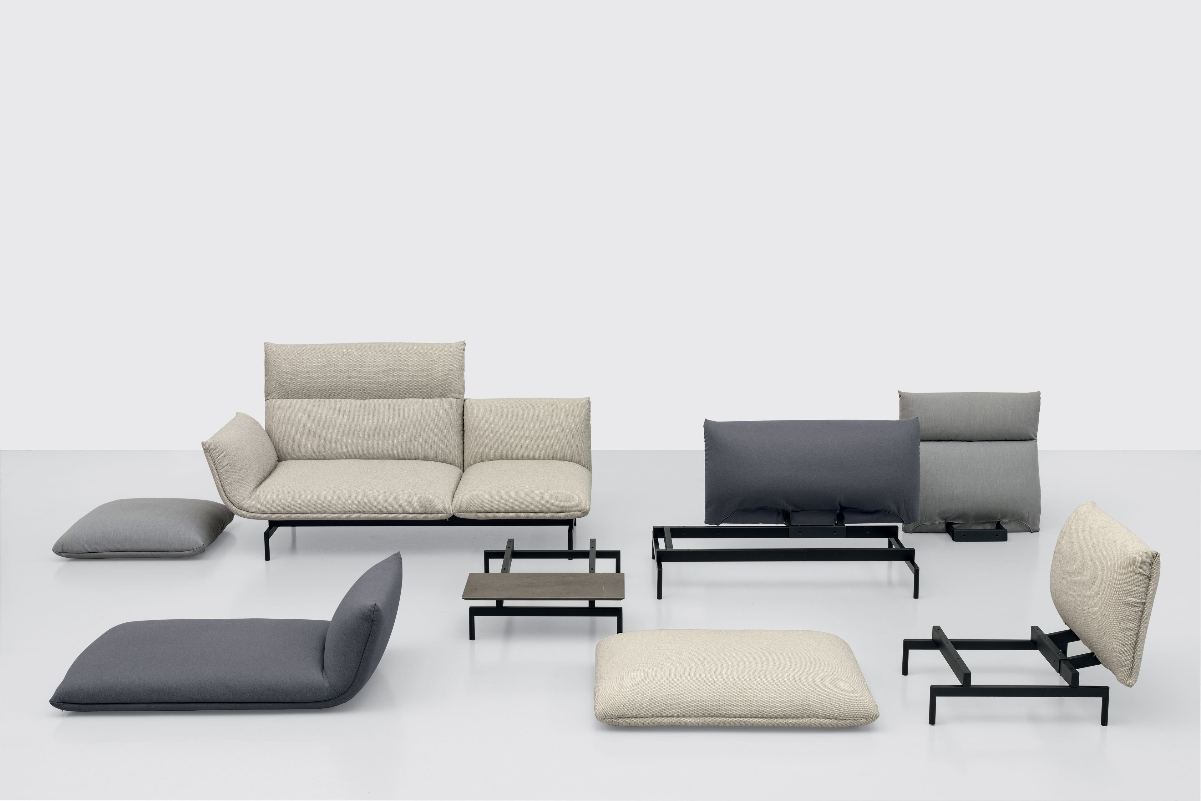 3-местный тканевый диван Kristalia Tenso ARCH-00126198 - Вид №3