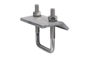 66587711 BIS Strut Stainless Steel Beam Clamp to connect Strut Rail to steel beam walraven