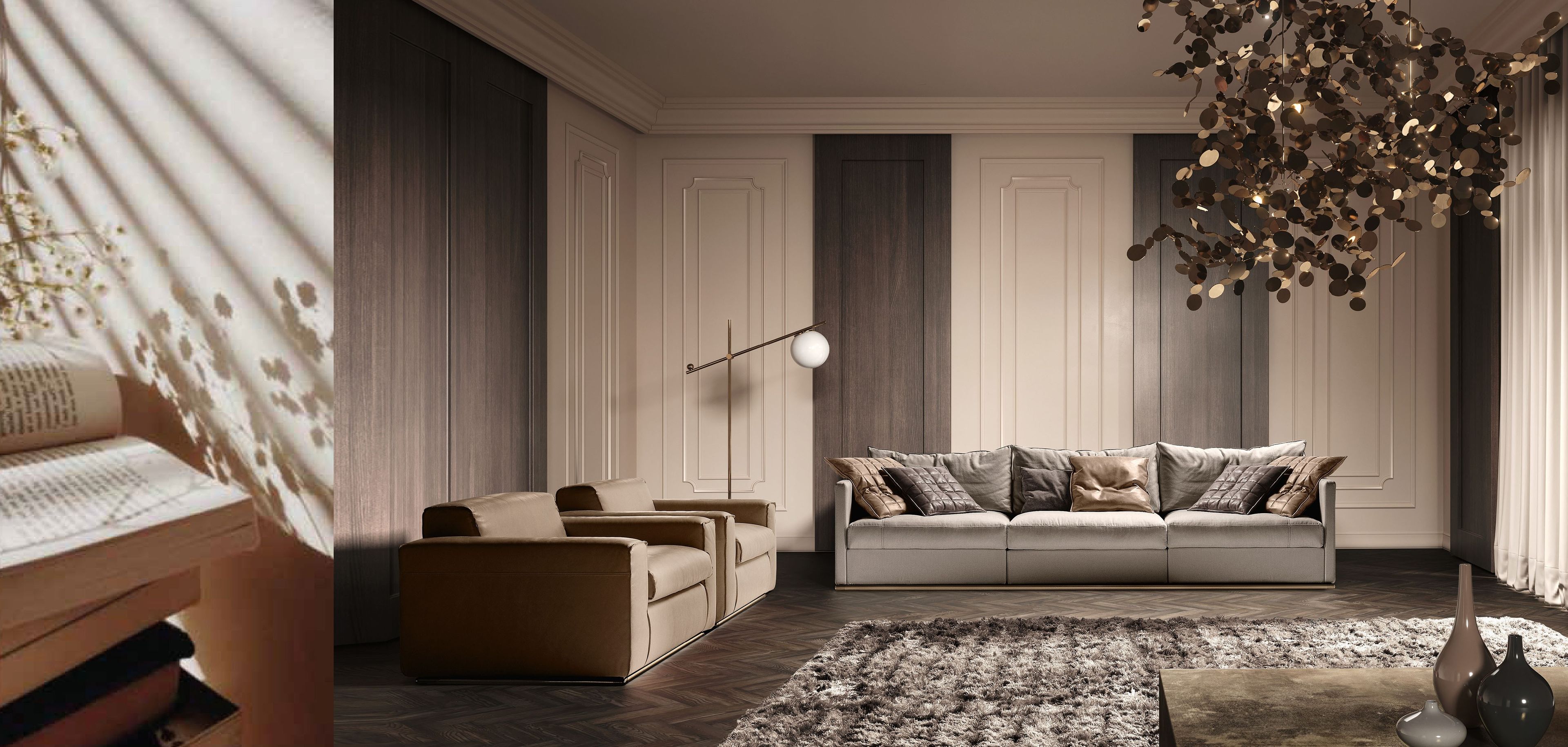 Съемный диван из ткани Former In Italia MORGAN EVO ARCH-00131326 - Вид №4