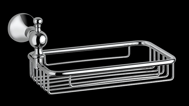 RE134 Мыльница в ванную, подвесная, сетчатая, латунная bagno&associati REGENCY Bagno & Associati