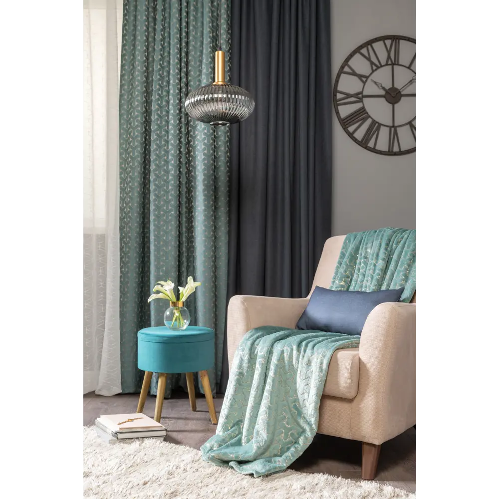 Подвесной светильник Toplight Pamella, 1 лампа, 8 м², цвет тёмный дымчатый/золото STLM-2153337 - Вид №8