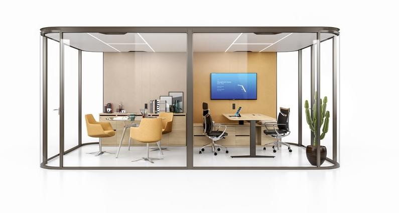 ESTEL GROUP Акустическая офисная кабина из ткани для встреч sun-id-1377631 - Вид №1