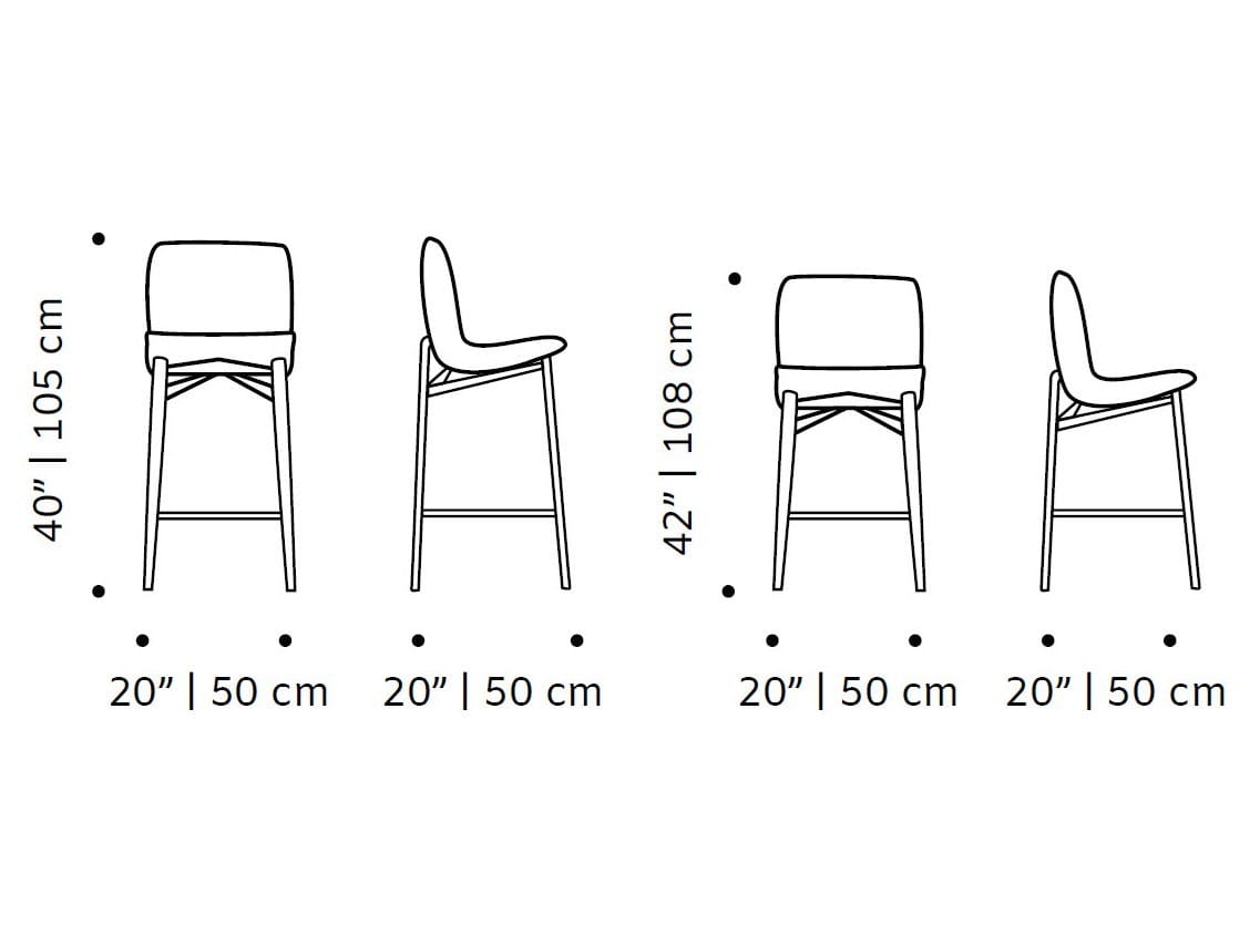 Тканевый табурет с подставкой для ног со спинкой Mambo Unlimited Ideas Шиаду ARCH-00067068 - Вид №2