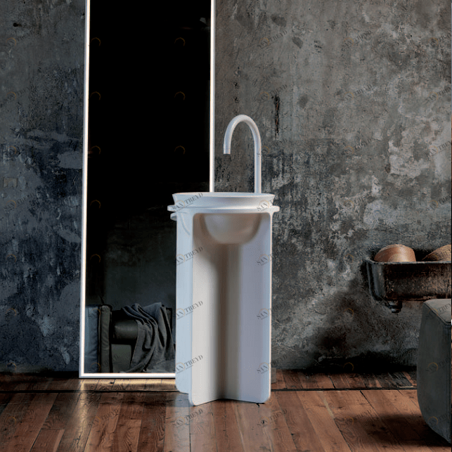 WA7 Напольная раковина стоящая круглая Falper 