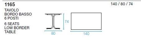 emu Складной прямоугольный стальной стол sun-id-1428194 - Вид №15