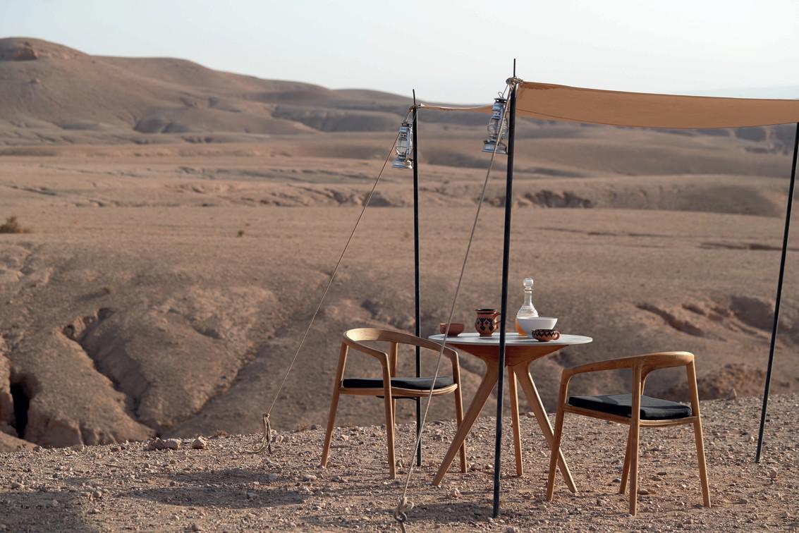 MNST968 Обеденный стол teak 264см x 118см Manutti Torsa - Вид №29