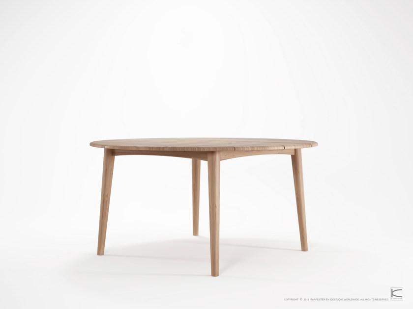 KARPENTER Круглый обеденный стол из тикового дерева Grasshopper sun-id-1451749 - Вид №2