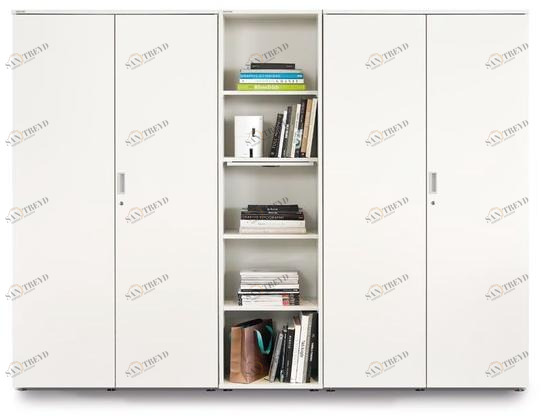 Wiesner-Hager Высокий офисный шкаф с распашными дверцами с замком Float_fx sun-id-1391597