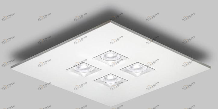 Milan Iluminacion Металлический светодиодный потолочный светильник Polifemo 4035