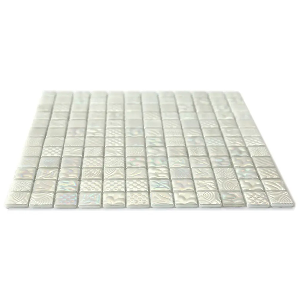 Мозаика стеклянная Natural STP-WH005-L 31.5x31.5 см цвет белый перламутровый 84830284 STLM-2151432 Santreyd Steppa - Вид №4