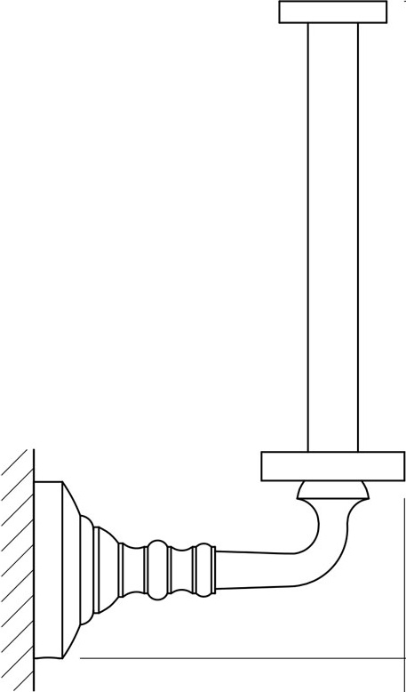 STI 322 Держатель запасного рулона туалетной бумаги 3SC STILMAR MATTE GOLD Treesseci 3SC - Вид №1