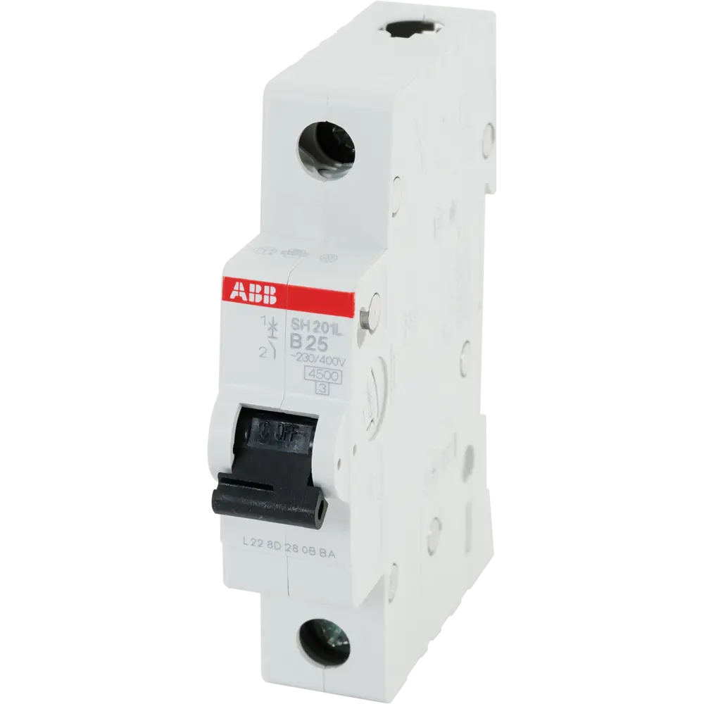 Автоматический выключатель ABB SH201L 1P B25 А 4.5 кА 2CDS241001R0254 82577249 STLM-2094600 