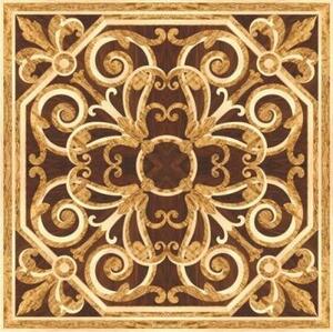 Художественный паркет Da Vinci Розетка 26-008 Шлифованная Под Лакировку На Объекте Орех Европейский (Грецкий) Любая на выбор (Гладкая) х1000 мм.