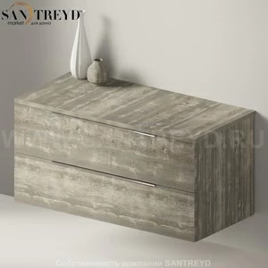 Flaminia BOX Настенная тумба 105 см с 2-мя ящиками BX437.WE