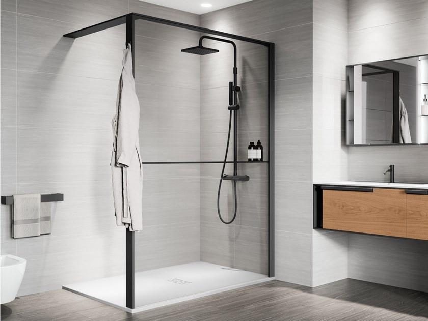 NOVELLINI Неподвижная стена из алюминия и закаленного стекла Kuadra h frame sun-id-1457860 - Вид №1