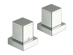 Термостатический смеситель для ванны с 2 отверстиями и переключателем