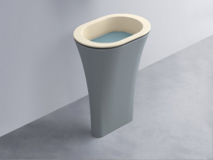 AMLA65-LN+AMPILO-PL+AMCOLO-BR Раковина Amedeo Ovale отдельностоящая cielo Enjoy + Amedeo