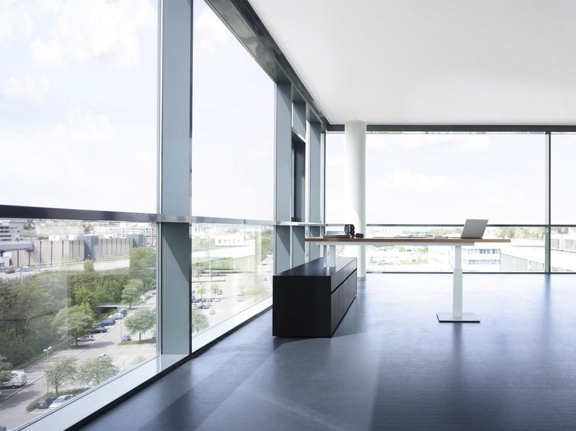 RENZ Прямоугольный письменный стол из дерева Sono sun-id-1484326 - Вид №3