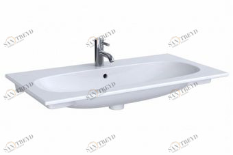 500642018 Подвесная раковина настенная прямоугольная Keramag  белая 