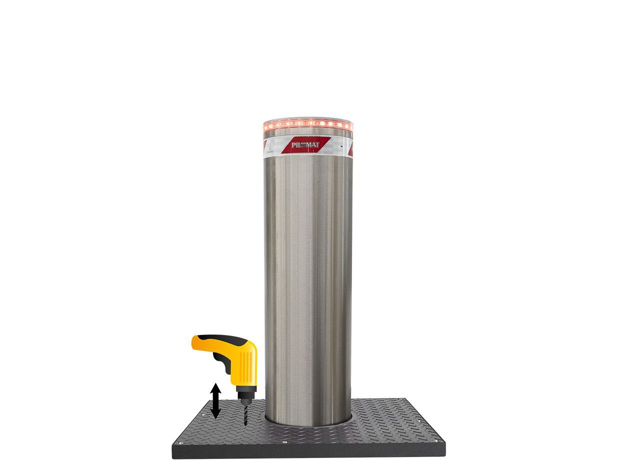 Полуавтоматический боллард с высоким уровнем безопасности Pilomat 275/K4-900SA ARCH-00134030 - Вид №1