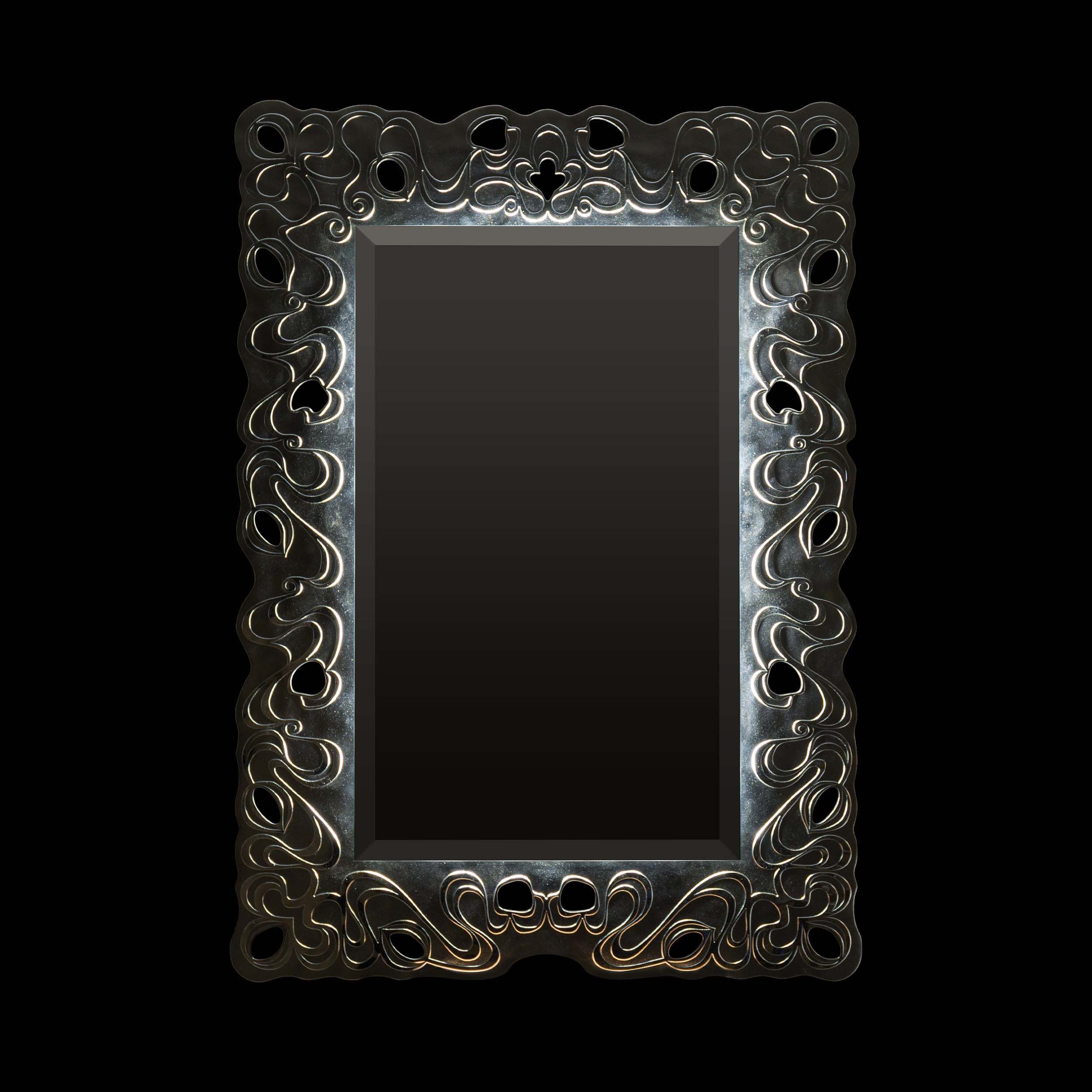 Прямоугольное настенное зеркало с рамкой PlusObject ASSIA ARCH-00054561 - Вид №2