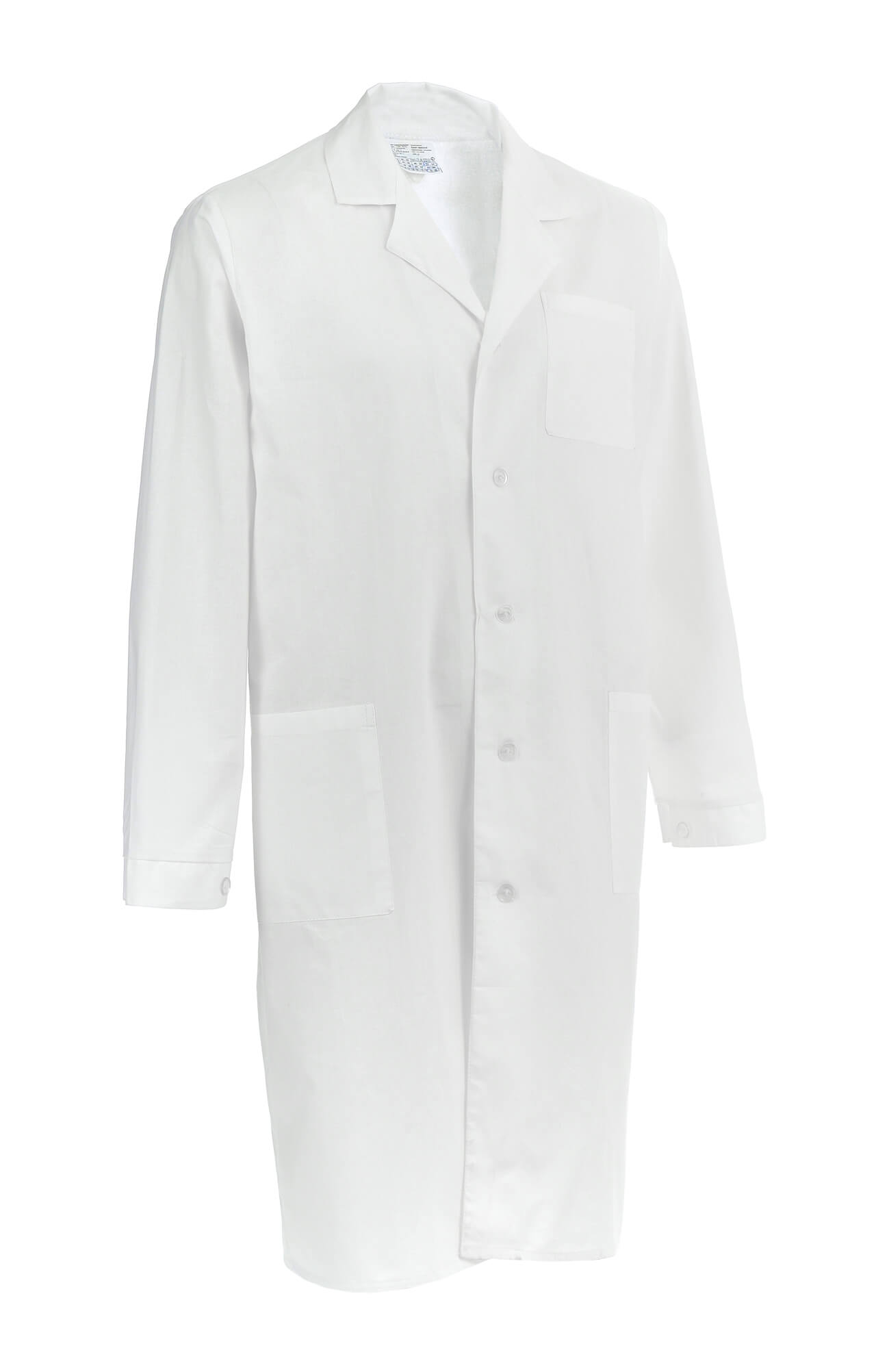 61727 Халат мужской белый  Медицинская одежда  размер 56-58/182-188 Спецодежда  - Вид №2