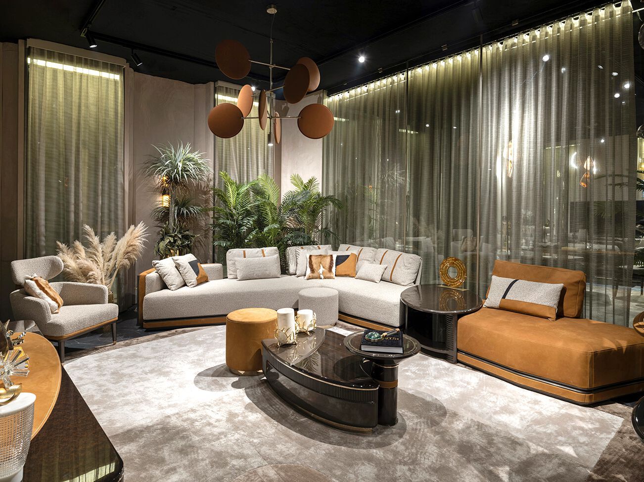 Угловой диван из ткани Zebrano Медуза ARCH-00068386 - Вид №4