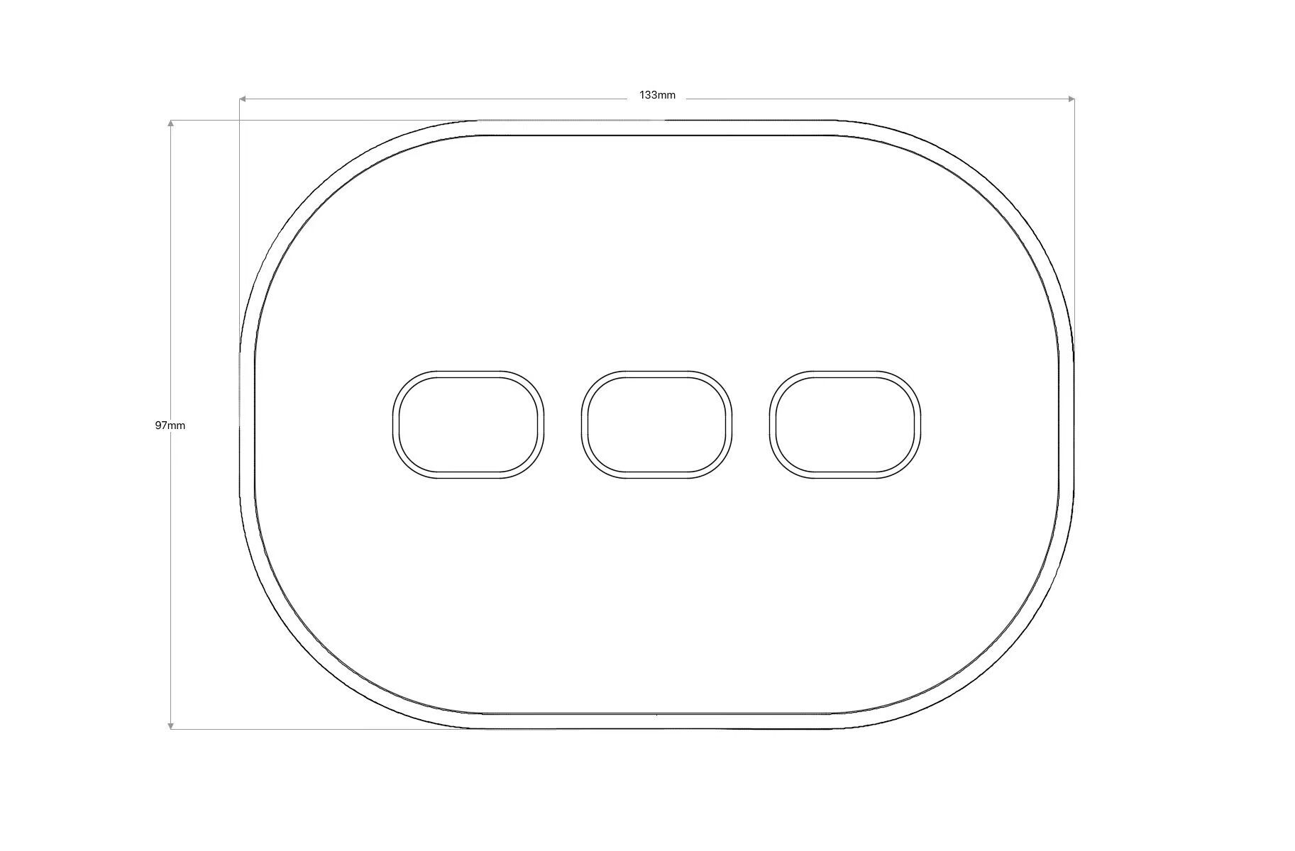 Умный переключатель стекла и ABS WiDesign WIOO MASTER SWITCH ENTERPRISE ARCH-00149497 - Вид №2