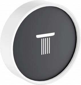 25013700 Душевая лейка для верхнего душа RainButton Symbol 02 Hansgrohe