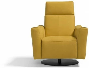 Egoitaliano Поворотное кожаное кресло с откидной спинкой