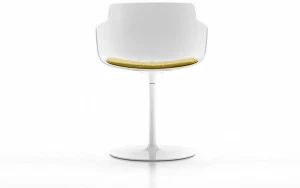 MDF Italia Вращающееся кресло из поликарбоната с подлокотниками Flow