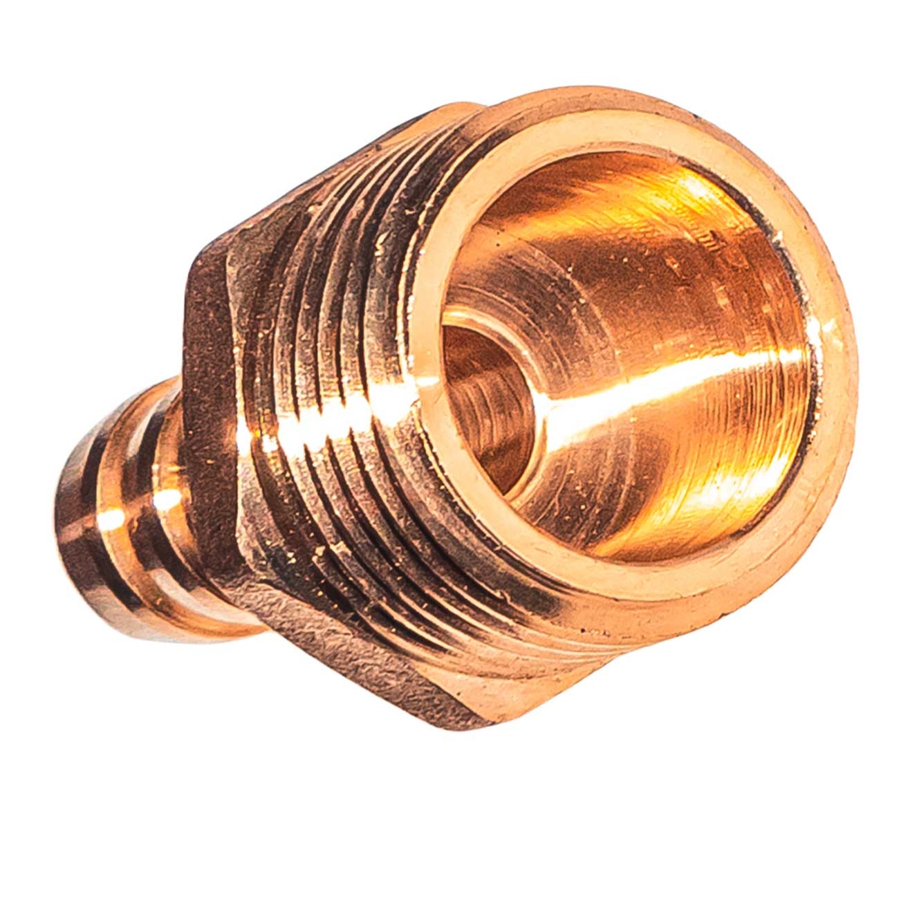 29003 Штуцер латунный внешняя резьба 1/2" на 10мм LAB.Space  - Вид №2